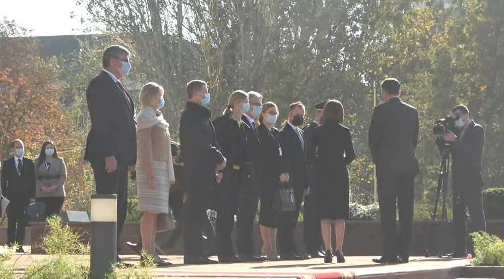 LIVE // Ceremonia oficială de întâmpinare a Președintelui Republicii Slovenia, de către Maia Sandu